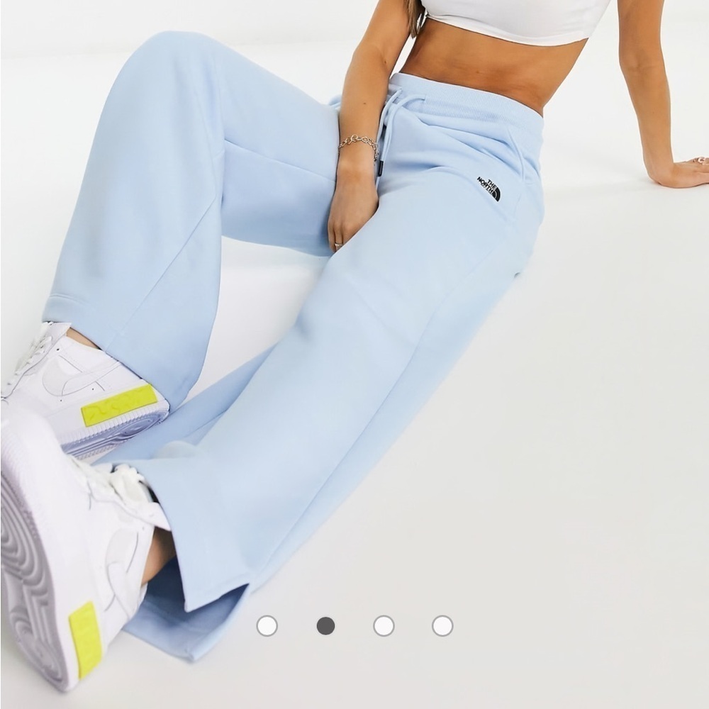 NWOT The North Face Straight Leg High Rise Sweatpants Light Blue Women'sSz S *W2